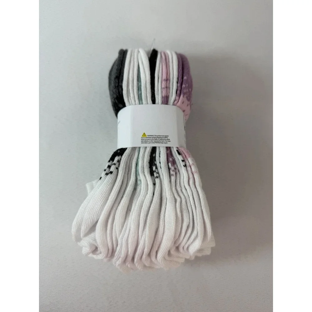 Nicole Miller New York Womens 10 Pairs Low Cut Socks Purple Grey Size 9-11‎